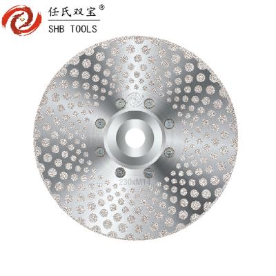 Chine le diamant 9inch plaqué par 230mm scie l'outil de lame pour couper et rectifier le marbre à vendre