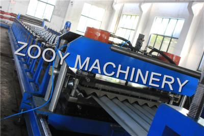 China Adjustable Silo Making Machine , Steel strip forming machine With Servo Motor for sale