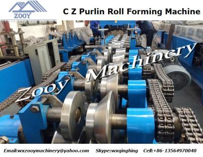 China Hydraulic C Z Purlin Metal Forming Equipment 380V 50HZ 5 Phrase for sale