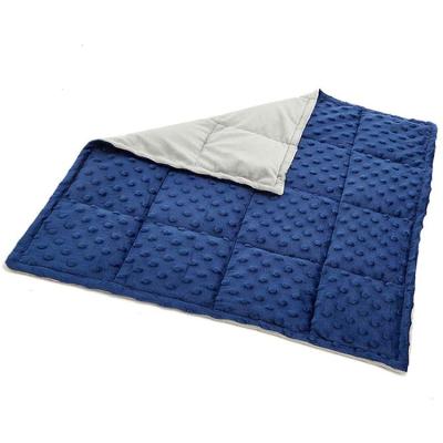 China Anti-pilling Low Price Travel Blankets For School Child Sensory Blanket Weighted Lap Pad for sale