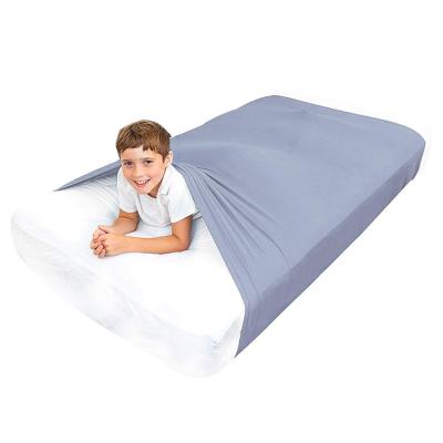 China Anti-Static Soft Cheap Autism Single Compression Sensory Bed Sheet  for Kids for sale