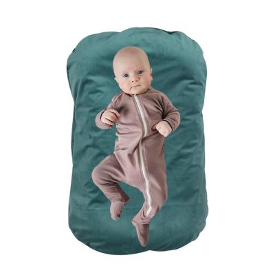 China Air-permeable Professional manufacturer comfortable Natural Soft Skin-friendly 3d Newborn Baby Lounger for sale