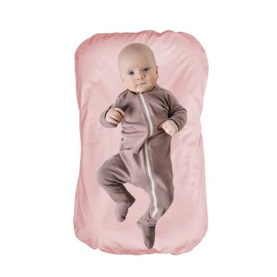 China Air-permeable Hot Sales Wholesaler Baby Sleeper Muslin Cotton Removable Cover Baby Lounger for sale