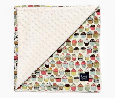 China Anti-Static Super Soft Customize Printed Plush Cotton Minky Blanket for sale