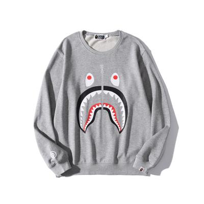 China 2021Bape Anti Wrinkle Round Neck Sweater Classic Solid Color Shark Sweater Bathing Monkey Slippers For Men for sale