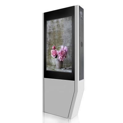 China High Brightness LCD Outdoor Waterproof Digital Sigange FHD 43 55 Advertising 65 Inch Screen Display Totem Player Touch Screen for sale