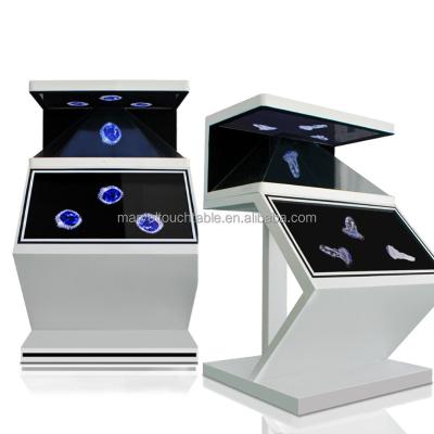 China Pyramid 3D Hologram Display Full HD 27 Inch 3D Holographic Interactive Showcase Display Available In Different Sizes for sale