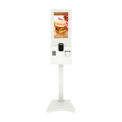 China Restaurant / Store / Supermarket 24 27 inch Wallmount Outdoor Hotel Self Payment Kiosk Terminal for sale