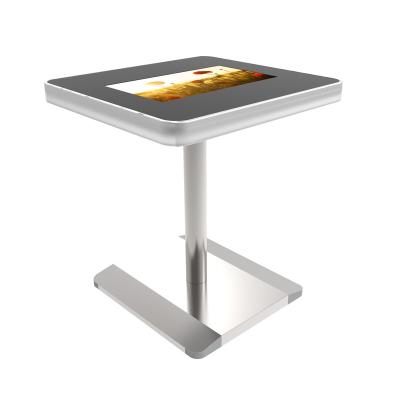 China 32 inch contemporary modern restaurant mult mediatable work players touch screen quad menu cafe smart advertising dining table for sale