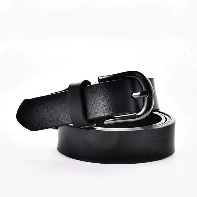 China Fashion.Casual Fashion.Casual Black Genuine Leather Waist Belts For Women Designer Ladies Jeans Pants Crotchless Dress for sale