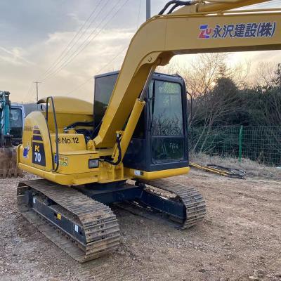 China Machinery Repair Shops 12Ton Excavator Machine Used Komatsu PC 120 Second Hand Track Steel Excavator With Hydraulic Thumb for sale