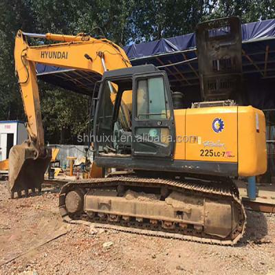 China High Quality Hydraulic Digging Machine HYUNDAI225-7 Korea Origin Of Used Crawler Excavator HYUNDAI225-7/Used Machinery Repair Shops For Sale for sale