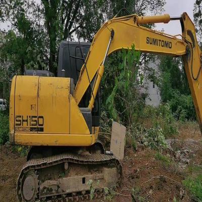 China Used crawler excavator sumitomo130-5 hydraulic construction machine workshop machinery repairs, second hand excavator Japanese brand SUMITOM130-5 for sale