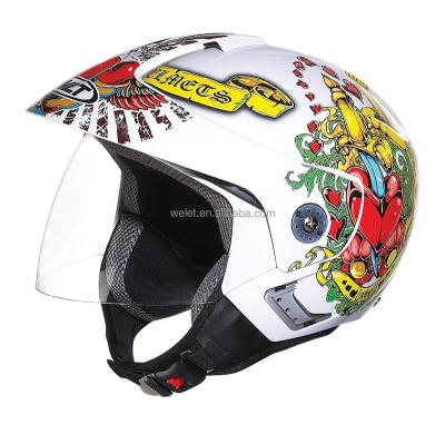 China ABS open face helmet with chinstrap made in China for sale