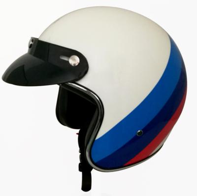 China ABS Motorcycle Retro Half Helmet Fashion Open Face Helmet Motorcycle With DOT Certification for sale