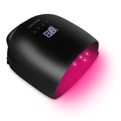 China European Red Light 86w Nail Lamp Nail Salon Love 86w Red Light 86w Double Nail Lamp Gels Cordless Rechargeable Portable UV Led Nail Dryer Led Treatment Lamp for sale