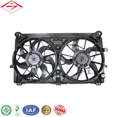 China Passenger Vehicle Auto Parts Manufacturer Auto Condenser Motor Radiator Fan FOR CHEVROLET SILVERADO 07'~13' for sale