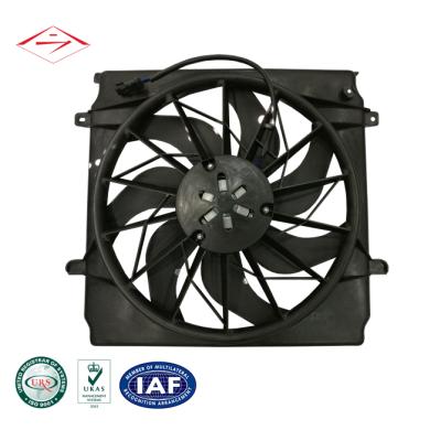 China Amazon Auto Parts Wholesale Manufacturer Auto Cooling Condenser Motor Radiator Fan 55037659AA For JEEP CL-4239 Standard for sale