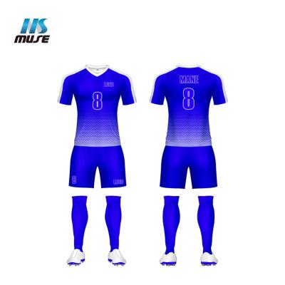 China Quick-drying wholesale Football Club singlet suit team training clothes high quality sportswear football suit for sale