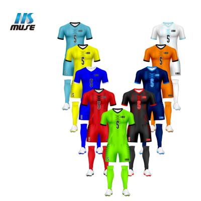 China 2021 New Quick-drying Boy Football Sleeves Long Jersey Set Men Kids Soccer Training Uniforms Kid Women Soccer Tracksuits Sports Suits for sale