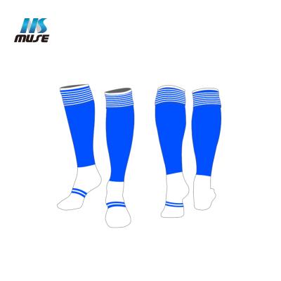 China OEM Men Breathable Long Soccer Socks Copper Knee High High Compression Sports Socks OEM Sports Socks for sale