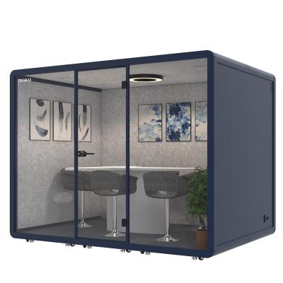 China Eco-friendly Soundproof Modern Phone Booth Gym Booth With Air Circulation System And 4000k Natural Light for sale