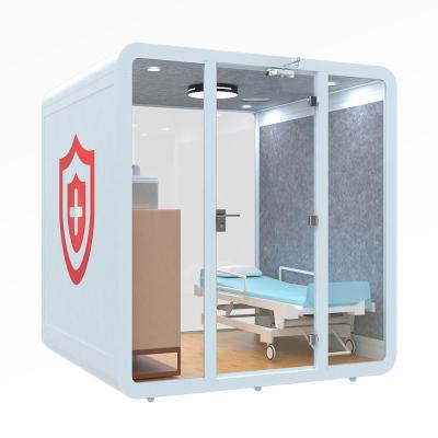 China Modern Temporary Medical Room Sound Insulation and Cabin Standby Room Isolation Treatment Booth Soundproof CE ISO9001 for sale