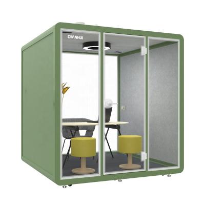 China Thickened Aluminum Profile Spray Paint Home Style Drum Practice Room Soundproof Booth Classroom Exhibition Booth Wooden View Demountable Movable Aluminum Alloy for sale