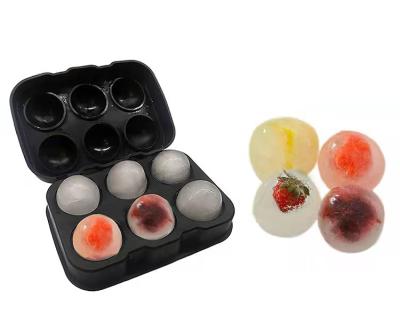 China Sustainable Samfei Clear Sphere Ice Ball Ice Cream Molds Ball Shaped And Cake Molds for sale