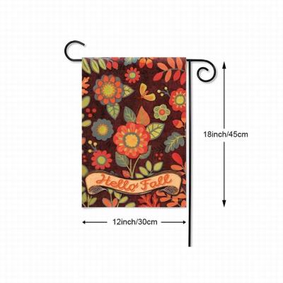 China Health Care Institutes Wholesale Hot Selling 100% Fast Delivery Polyester Sublimation Blank Drop Garden Flags for sale