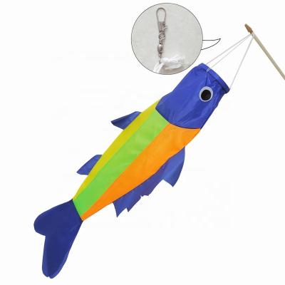 China Amazon hot sale FLYING fish car windsock factory wholesale custom design windsock no MOQ garden windsock decy for sale