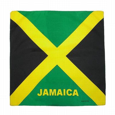 China Factory National Flag Polyester Printing Jamaica European American Headdress Custom Design World Country Flag Square Head Strip for sale