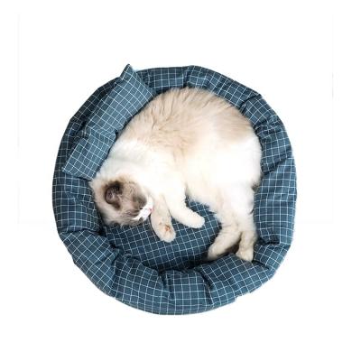 China Donut 100cm Pet Rabbit Sleeping Mat Dog And Cat Bed Breathable Comfortable Furry Pillow for sale