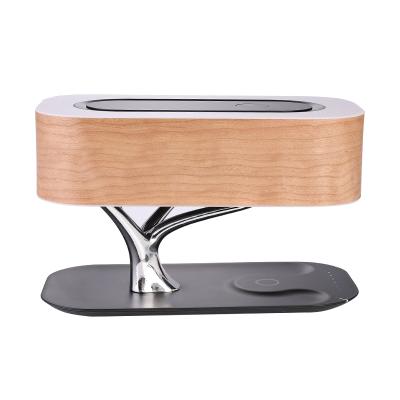 China NEW Style Modern Table Lamp with Stepless Dimming and BT Speaker Wireless Charger LED Desk Lamp for sale