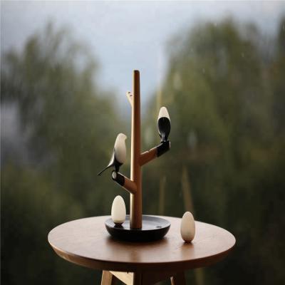 China Modern Magnetic Smart Led Bird Light Minimal Touch Desk Lamp For Home Decoration for sale