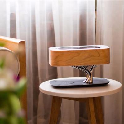 China Cottage Led Desk Lamp Wooden 3d Desk Lamp Rechargeable Fashionable Modern Bedside Decorative Led Desk Lamp for sale