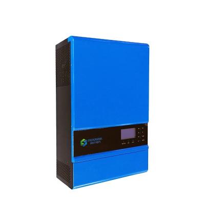 China Reliable Off-Grid PV Power Equipment DC to AC Pure Sine Wave On and Off Grid 1 Phase Hybrid Inverter with Charger 5000w mppt 80a for sale