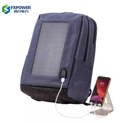 China Flexible Natural Waterproof Solar Charger Backpack Solar Panel Sun Solar PV Structure With 20W Solar Panel For Outdoor for sale