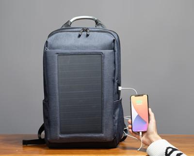 China Natural Solar Powered Solar Panel Backpack PV Charging Solar Powered Structure With 20W Solar Panel For Sale for sale