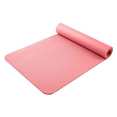 China Non-slip NBR Sports Gymnastic Health Lose Weight Fitness Exercise Pad Women Sports Yoga Mat Organic Non Slip for sale