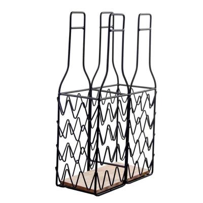 China 2 Bottle Metal Wine Storage Rack Sustainable Free-Rack, Countertop, Space Saver Protector for Red and White Wines - Gold Incarnate for sale