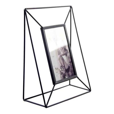 China Modern 4x6 Inch Wall Metal Wire Frames Picture Frame Picture Hanging Metal Picture For Wall Decoration for sale