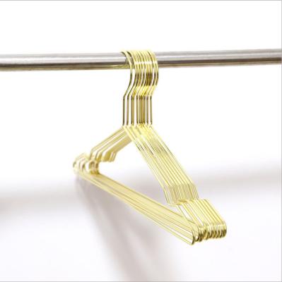 China Cloth protection high grade metal wire rose gold hanger rack and coat hanger hook dry cleaning for sale