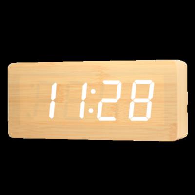 China New Fashion Color Changing Digital Kids Class Tabletop Cube Fancy Led Wake Up Led Light Alarm Clock for sale