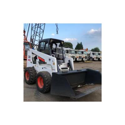 China Construction worksÂ   Good Condition Mini Wheel Backhoe Loader Used Bobcat Skid Steer Loader S300 for sale