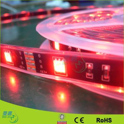 China Red Super Bright Flexible Led Strip Lights 3528 / 2835 SMD Led Strips For Homes for sale