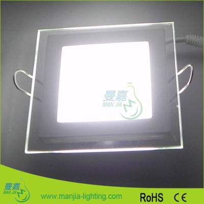 China OEM WW / NW / PW 6Watt Square LED Ceiling Lights With Glass Outfit for sale