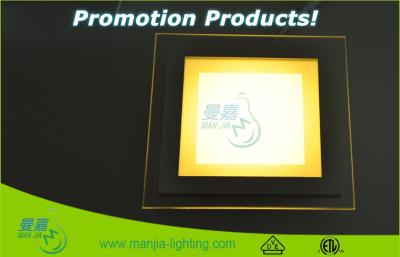 China Warm White 3000k Flat Panel LED Lights 12w Led Panels Lighting For Display for sale