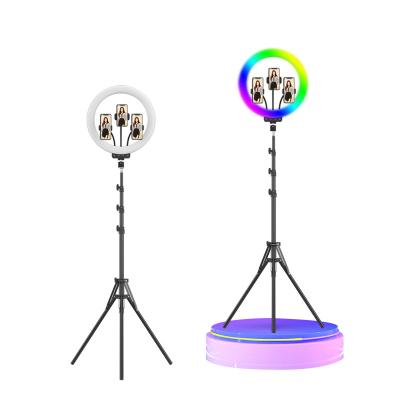 China Affordable PC+ABS RK-61 Led Ring Light Factory Direct Sales Tripod Light With Ring Light With Premium Quality 14 inch for sale