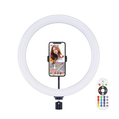 China ABS+Platsic 12inch LED Ring Photographic Light For Makeup Beauty Phone Holder Tiktok Selfie Led With Tripod Camera RingLight for sale